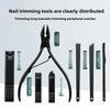 Nail Clipper Set Set Convenient Beauty Tools Nail Clipper Manicure Nail Trimmer Pedicure Knife Ear Peeling Knife Nail Manicure