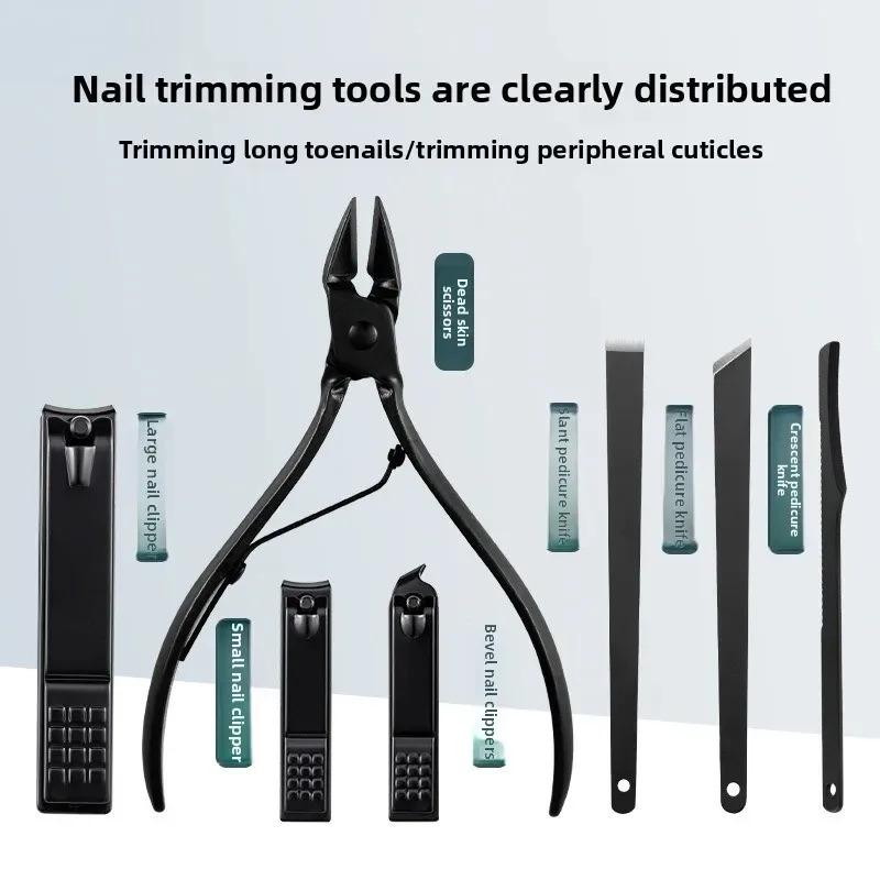 Nail Clipper Set Set Convenient Beauty Tools Nail Clipper Manicure Nail Trimmer Pedicure Knife Ear Peeling Knife Nail Manicure