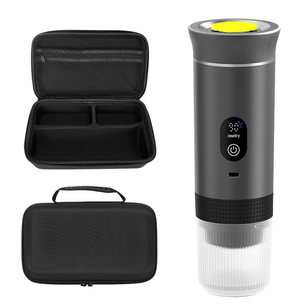 Meiyishi Tragbare Espresso-Kapsel-Kaffeemaschine - 3-in-1 Outdoor Beheiztes Ladegerät
