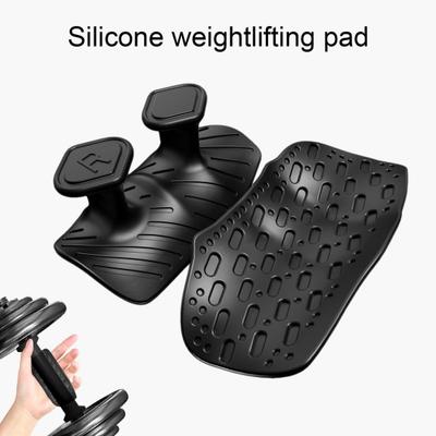 1 Paar Rutschfeste Silikon 2-Finger Trainingsgriffe Männer Frauen Handflächenschutz Gewichtheben Hantel Kreuzheben Klimmzug Gripper Fitnessstudio Training Übung