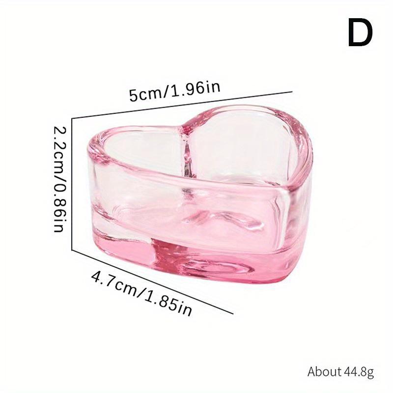 2 Stück Kristallglas Acryl Nagelbecher Bunt Stiftwaschbecher Schale Becherhalter Ausrüstung Nail Art Werkzeuge Ohne Deckel