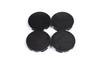 Caps for Discs (4 Pcs, Black) 49/42 Mm