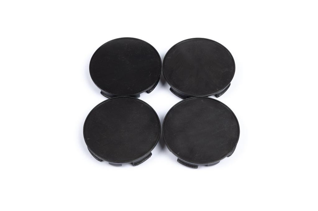 Caps for Discs (4 Pcs, Black) 49/42 Mm