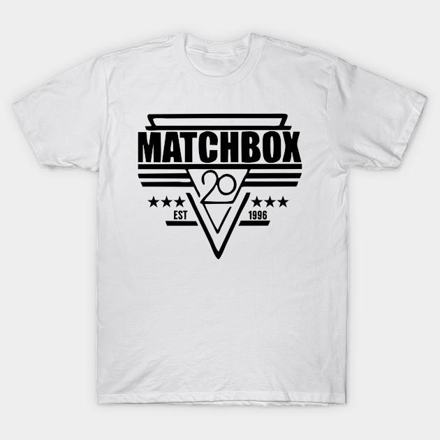 

Men Black Print T-shirt Matchbox 20 Black No-Cut Transfer Paper Print Cotton Tshirt 4XL білий