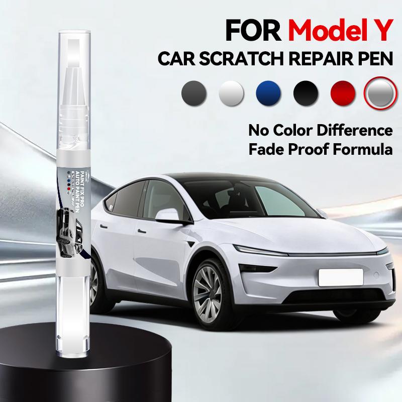Specialized Automobiles For Tesla Model Y 1996-2026 Car Paint Repair Pen Car Touch Up Pen Black White Tesla Wheel Paint Repair A