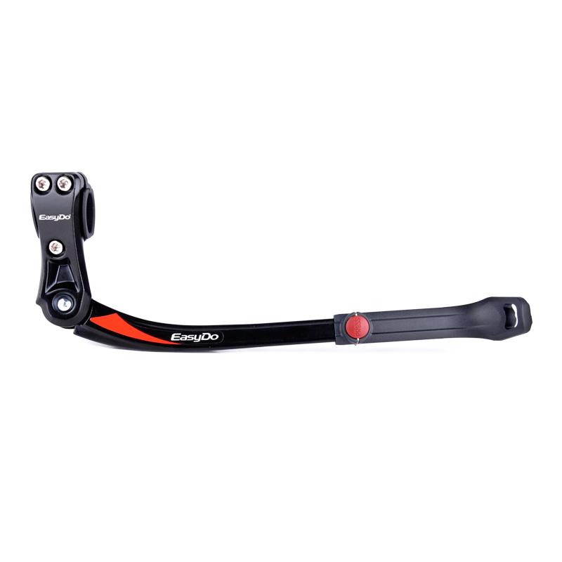 EasyDo MTB Bicycle Bike Kickstand Parking Rack MTB Mountain Bike Support Side Kick Stand Foot Brace 24  -29   Adjustable 34-41cm KA59 RED
