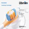 usmile Electric Toothbrush Replacement Brush Heads (2-Pack) CN Plug (adapter Included)