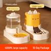 Pet Auto Feeder & Spill-Resistant Bowl with Cat Water Fountain