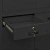 Office Cabinet Anthracite Grey 90 x 40 x 180 cm Steel