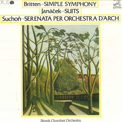 LP Record BOHDAN WARCHAL/SLOVAK CHAMBER ORCHE - B.britten/Simple Symphony Op.4/Etc. VIC2041 VICTOR 1977 Japan Classical Used