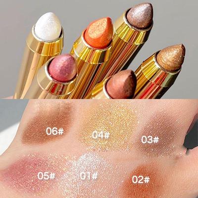Highlight Eyeshadow Pen Double-ended Eyeshadow Stick With Pearlescent Shimmer To Contour And Brighten