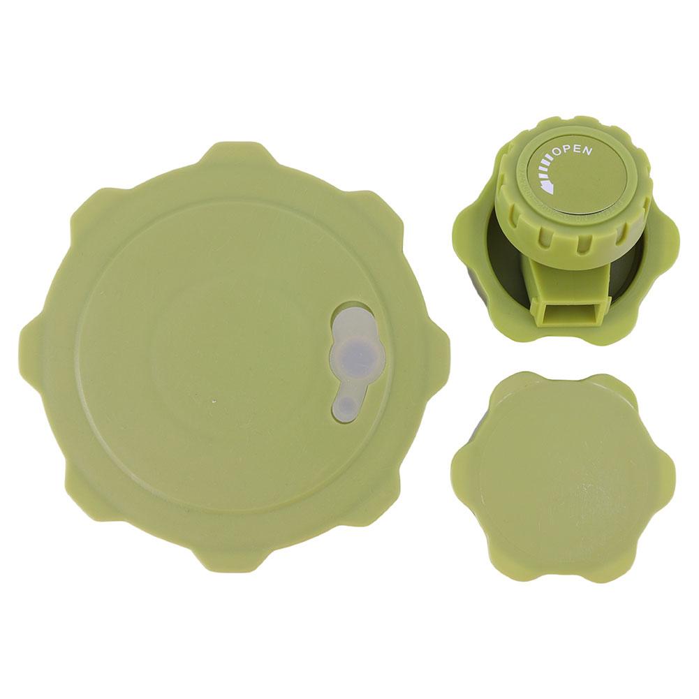 

Water Storage Container Lid with Faucet Leak-Proof Water Tank Lid Drinking Water Bucket Cap for Camping Hiking зелений