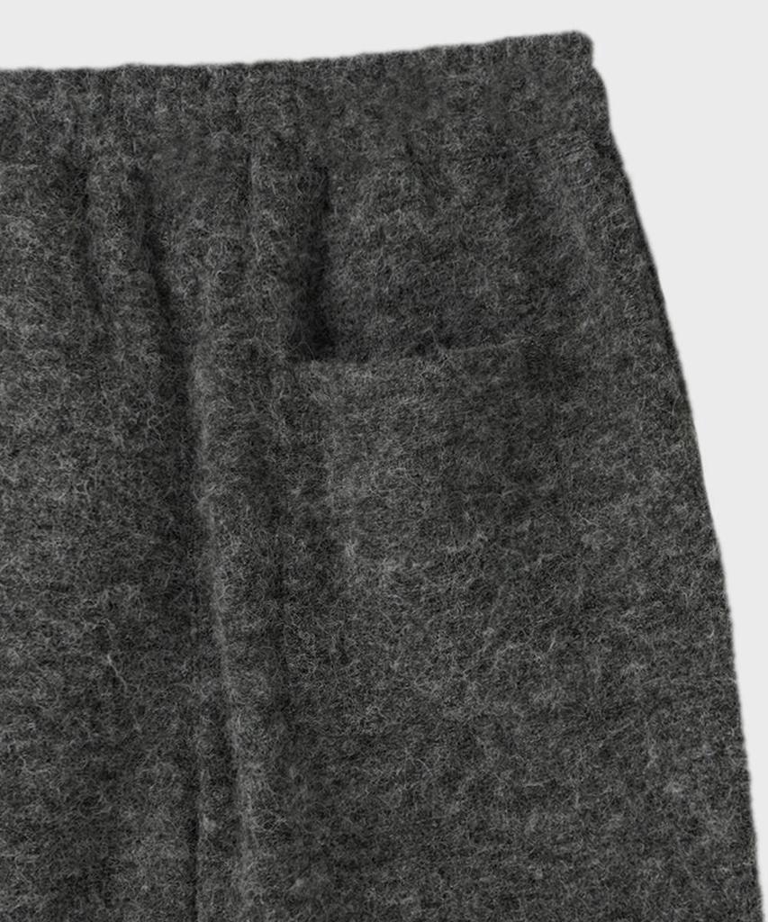 FALLETT Fleece Two-Way Elastic Waist Pants Gray