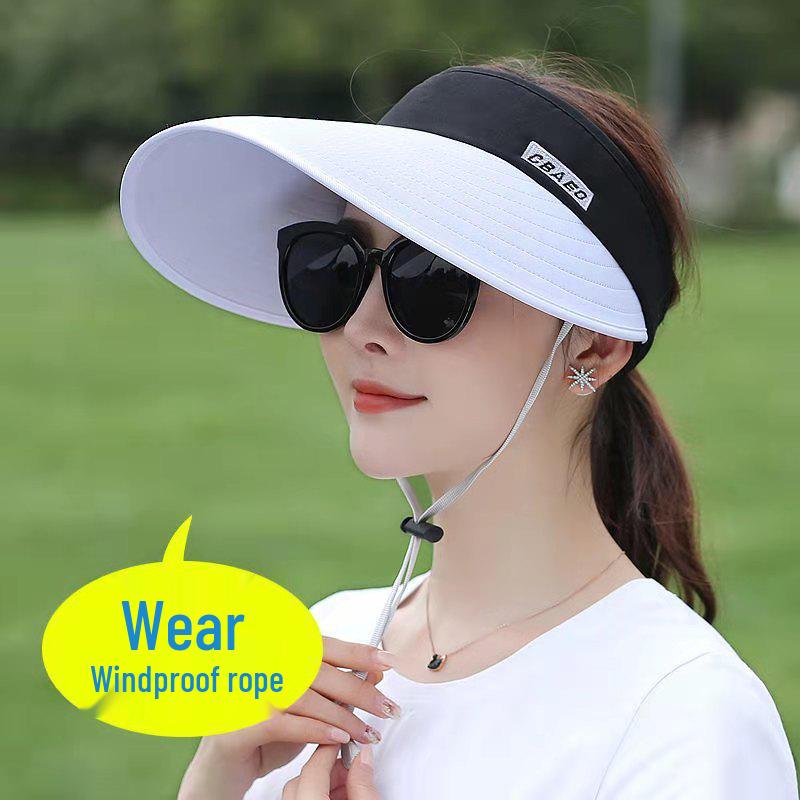 

Женская шляпа от солнца с широкими полями и защитой от УФ-лучей - Летняя мода, стиль рыбака