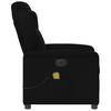 Foldable Massage Armchair, Electric, Black, Fabric