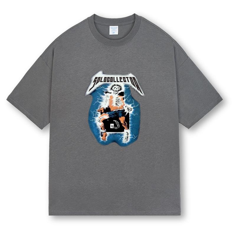 

Летняя новая национальная модная брендовая мужская одежда, креативные и интересные футболки с короткими рукавами для пар с цифровой печатью для мужчин и женщин, свободные