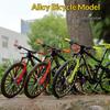 Legierung Mountainbike Modell Simulation Downhill Racing Mini Metall Spielzeug Fahrrad Mit Pedalverbindung Hinterrad Dekoration Sammlerstück