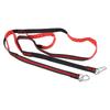Marine Rope Ladder 3 Steps Foldable Detachable Anti Slip Nylon Red Swim Ladder for Inflatable Boat