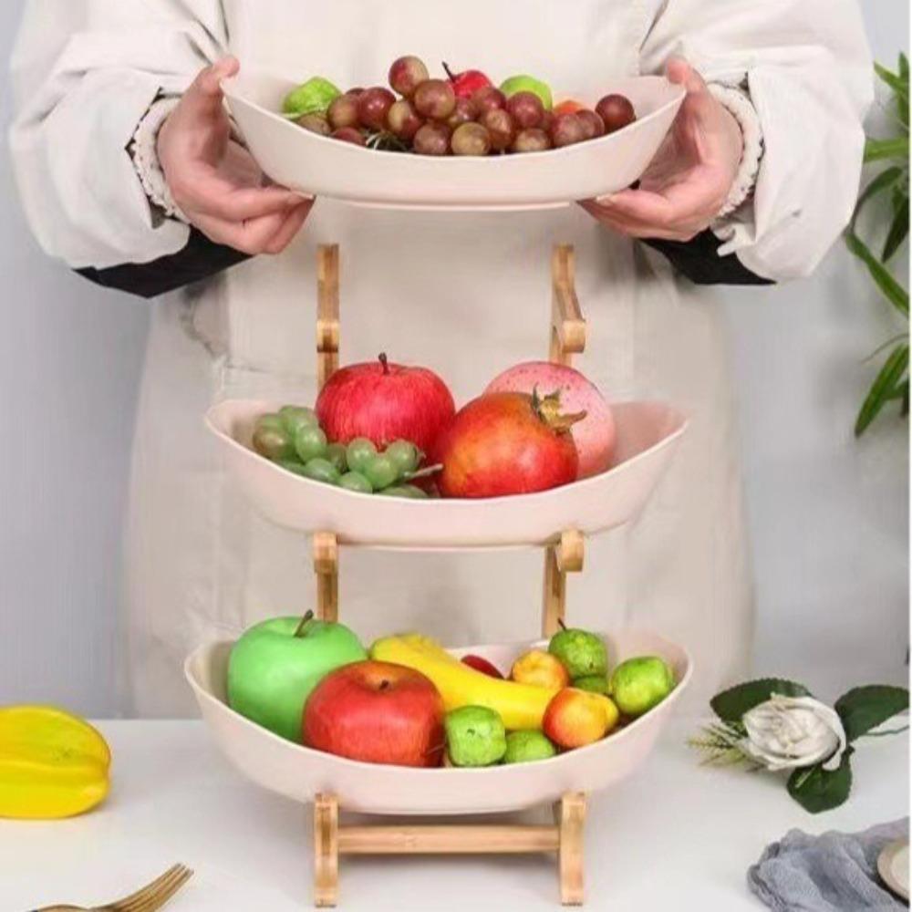 Household Use Fruit Basket Multifuctional Kitchen Fruit Bowl Luxury Tableware Dishes