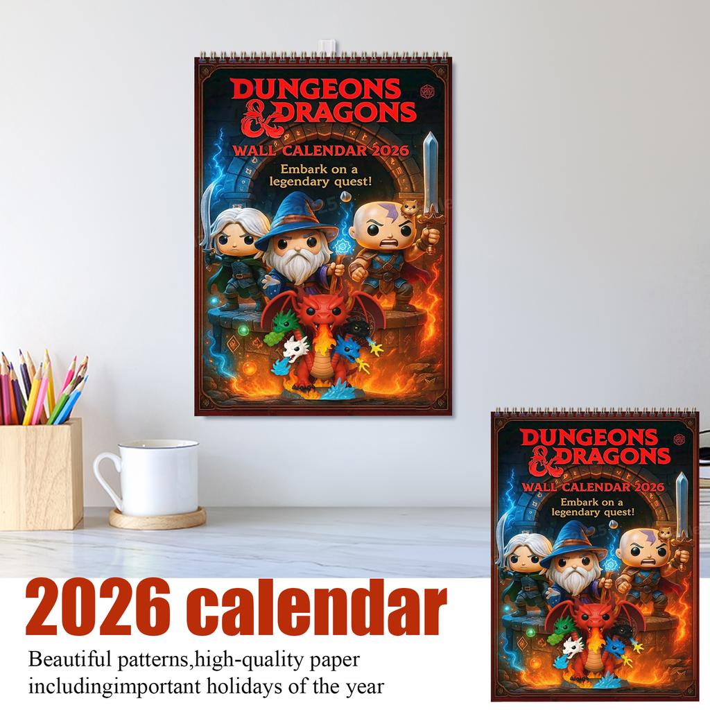 Calendar, Travel Calendar, Monthly Calendar, Travel Wall Calendar, Illustrated Twelve-month Calendar, Travel Gift, Wall Decoration