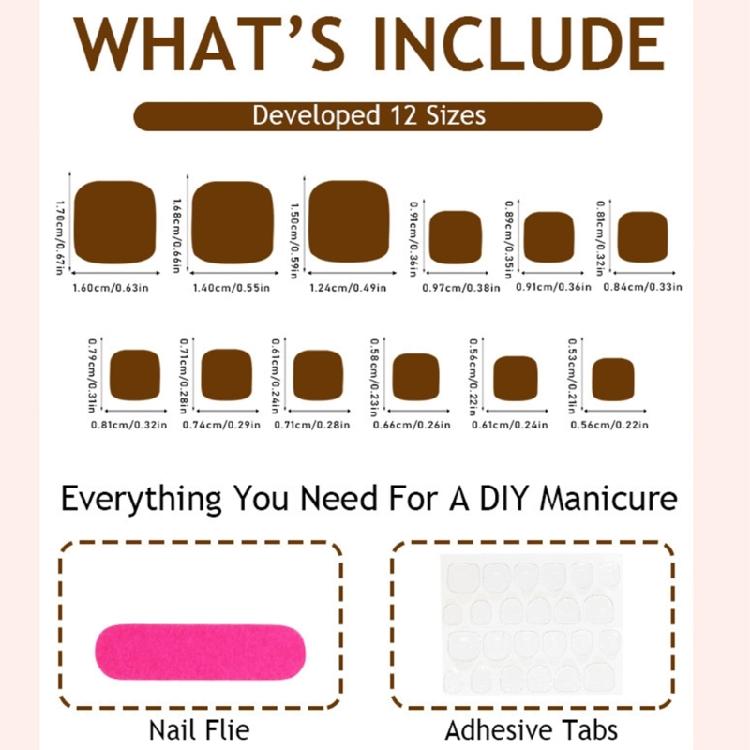 Timeless French Nude Press On Nail Set 48Pcs Short Acrylic False Nails Nail Decorations for a Salon Quality Look