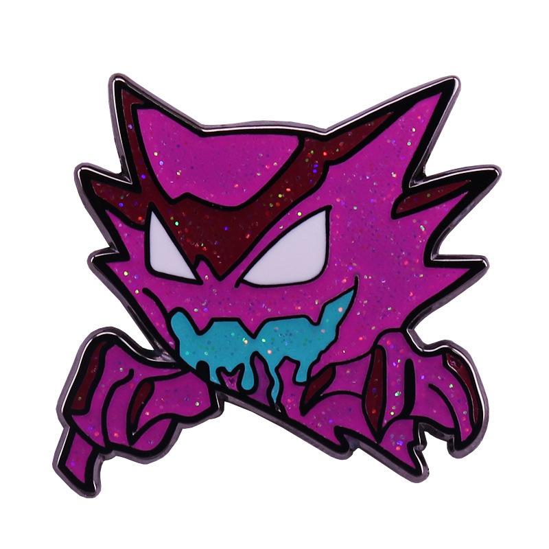 Haunter Anime Brooch For Backpacks Enamel Pin Metal Brooch Pin For Women Badges Pin Brooches Jewelry Accessories