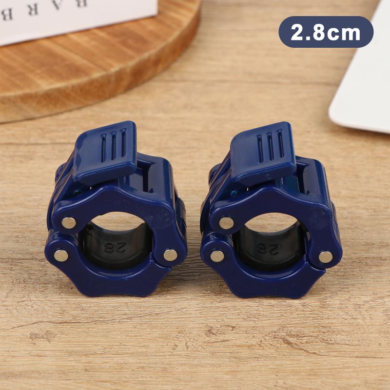 25/28Mm Heavy Duty Barbell Clips Collar Quick Release Locking Clamps Fixing Nut Clips For Weightlifting Fitness Accessories