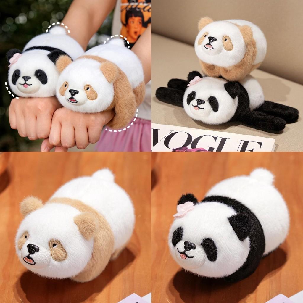 Panda Simulation Cute Clap Hand Circle Plush Toy Cartoon Girl Children Gift Doll