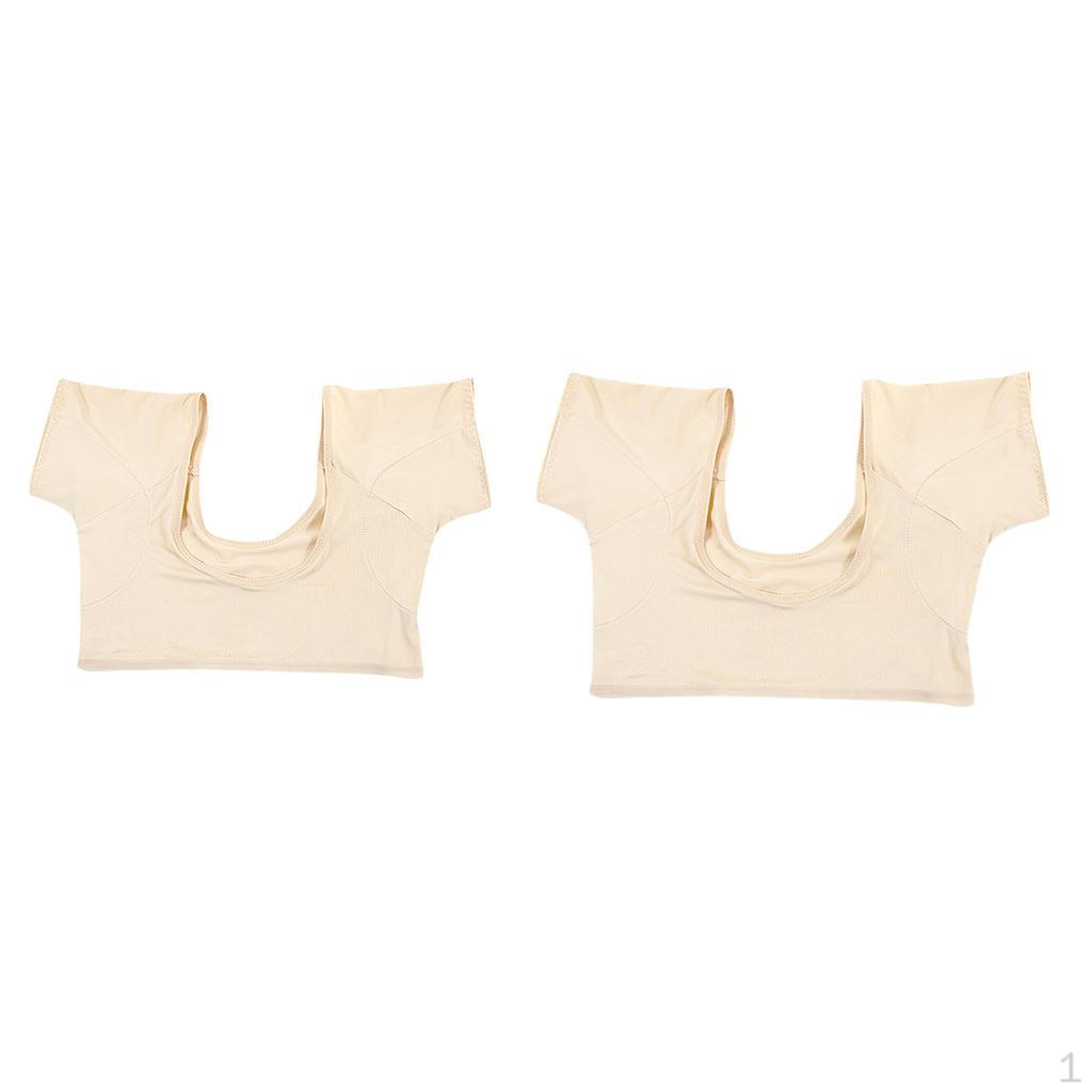 

2 шт. Сменные моющиеся подкладки для подмышек для футболки, боди, йоги, бега