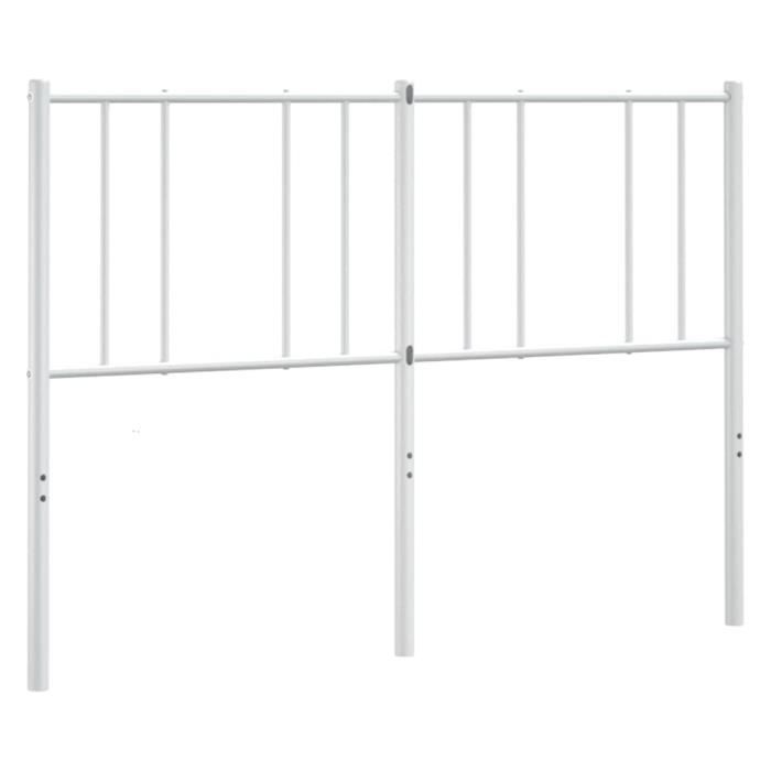 VidaXL White Metal Headboard 120 Cm 352560