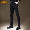 Jeep Men's Autumn Winter Stretch Corduroy Casual Trousers