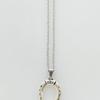 August Harmony Lucky Horseshoe Necklace / 3color