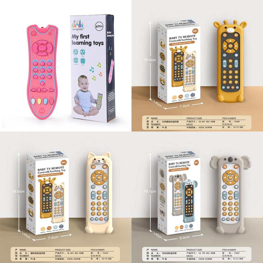 Childrens Educational Toy Remote Control With Music Sound For Early Learning Development