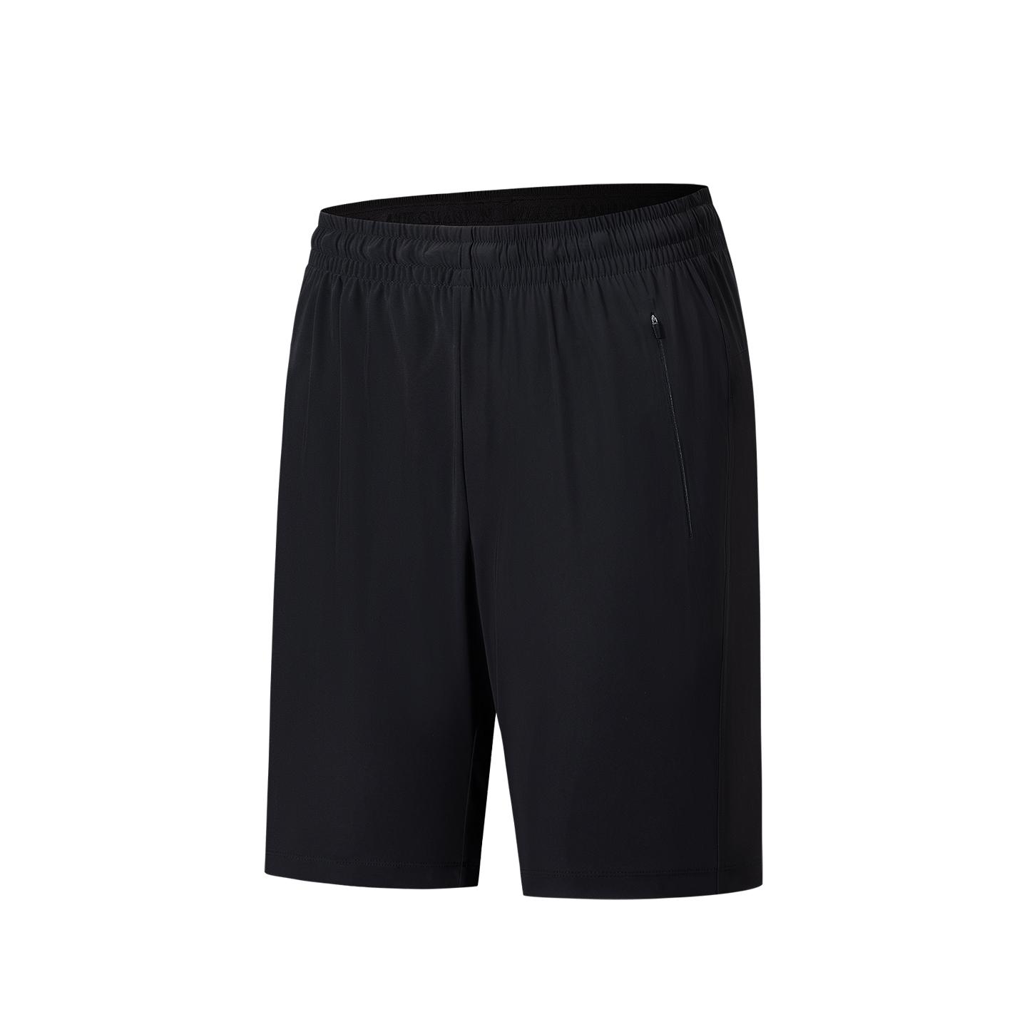 

Anta Champion Glory Summer Breathable Sweat-Absorbing Easy Knit Shorts Men shorts Basic-Black 152620303-2 M