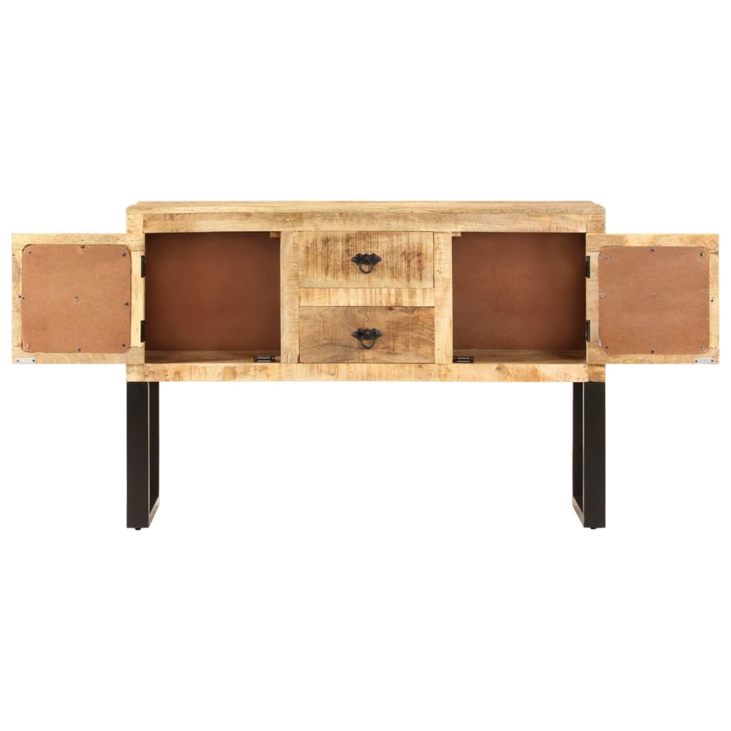 Sideboard 110x30x74 Cm Rough Mango Wood