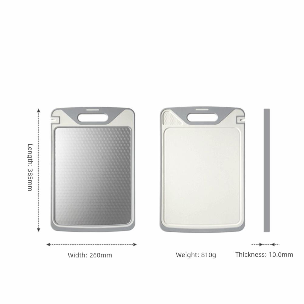 Double Sided Chopping Board Stainless Steel Chopping Block Durable Cutting Board  Kitchen Supplies