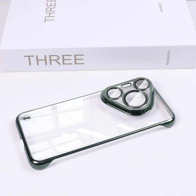 Applicable To Huawei Pura70pro Mobile Phone Case Transparent Borderless Lens All-inclusive Pura70 Anti-drop Protective Case Hard +