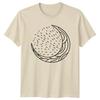 Crescent Moon Abstract Art Ocean T-Shirt Celestial Nature Art
