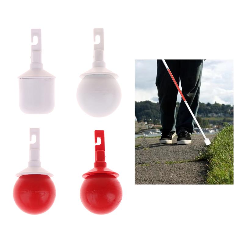 Hook Cane Tip Rolling Cane Tip Rolling Ball Hook Type Cane Tip Hook Type Cane Tip Replacement Accessory For Blind Walking Stick