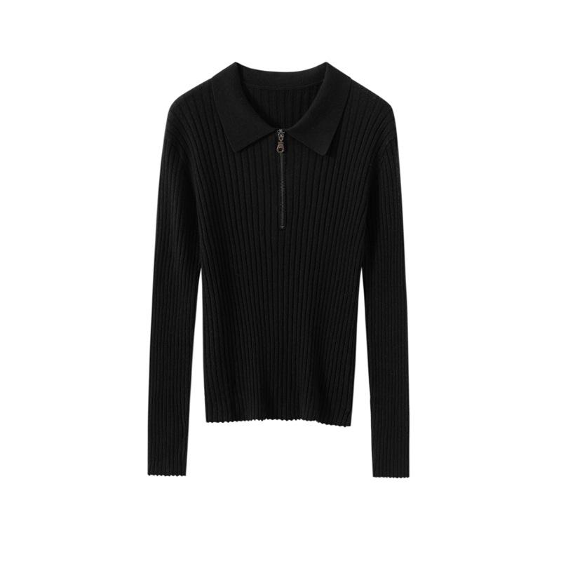 100% Pure Cashmere Slim Fit Women's Knitwear - Stylish Autumn/Winter Base Layer Top