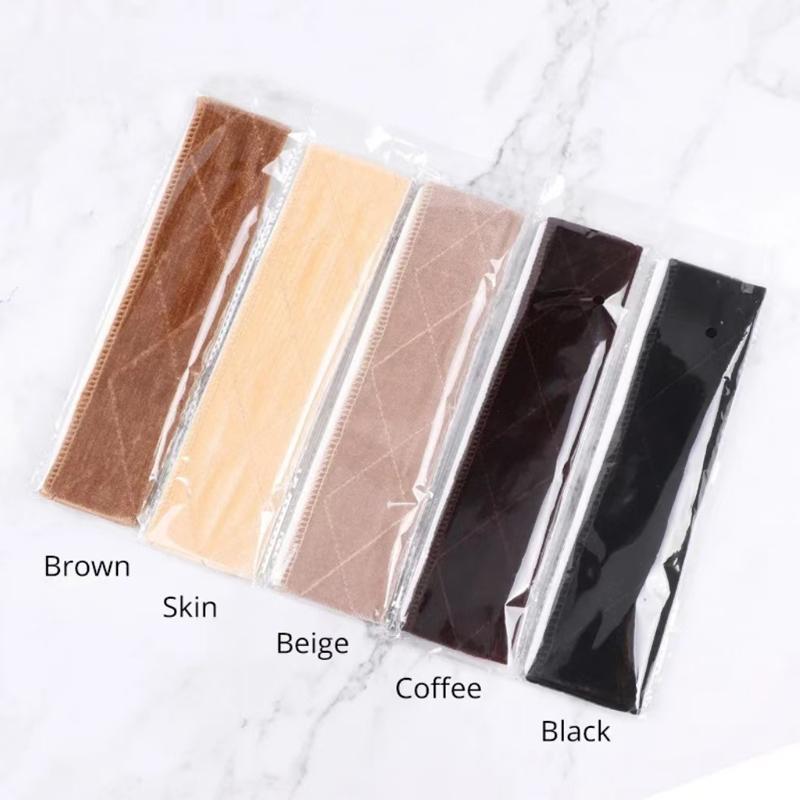 Female Wig Headband Non-Slip Wig Grip Headband For Wig Velvet Wig Grip Used For Under Wig Flexible Hair Band With Magic Strap