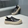 Retro spring new low-top casual shoes soft sole solid color wear-resistant trendy lazy xs