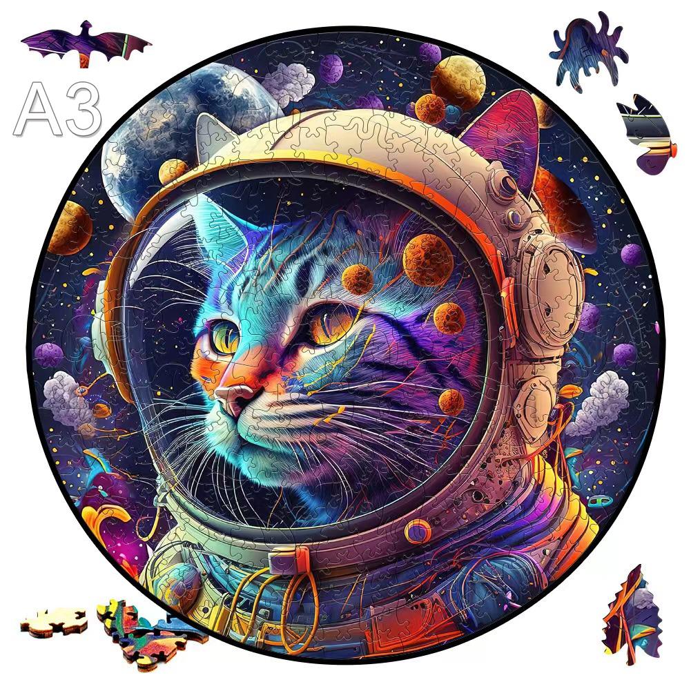 Animal Jigsaw Puzzles 300Pcs Wooden For Adults Kids Birthday Gifts Unique Dog Puzzle 3D Family Games Toys A3,A4,A5 Size