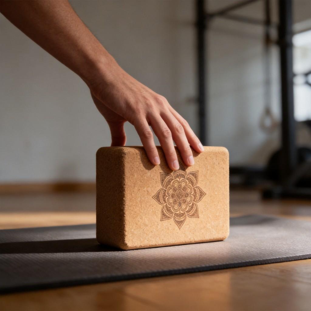 Yoga Brick High Density Non Slip Foam With Mandala Design For Fitness And Massage