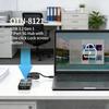 Compactly USB3.0 Dock USB Splitter With Lock Button Support 7 Devices Simultaneous Connection 5Gbps