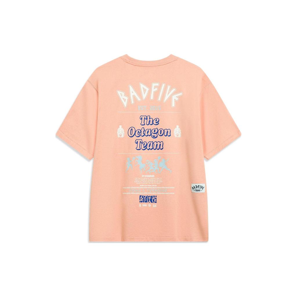 Li Ning T Shirt Men's Sunset Orange AHST289-7