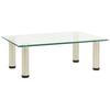 Soporte de TV 40 x 35 x 17 cm Vidrio Templado Transparente
