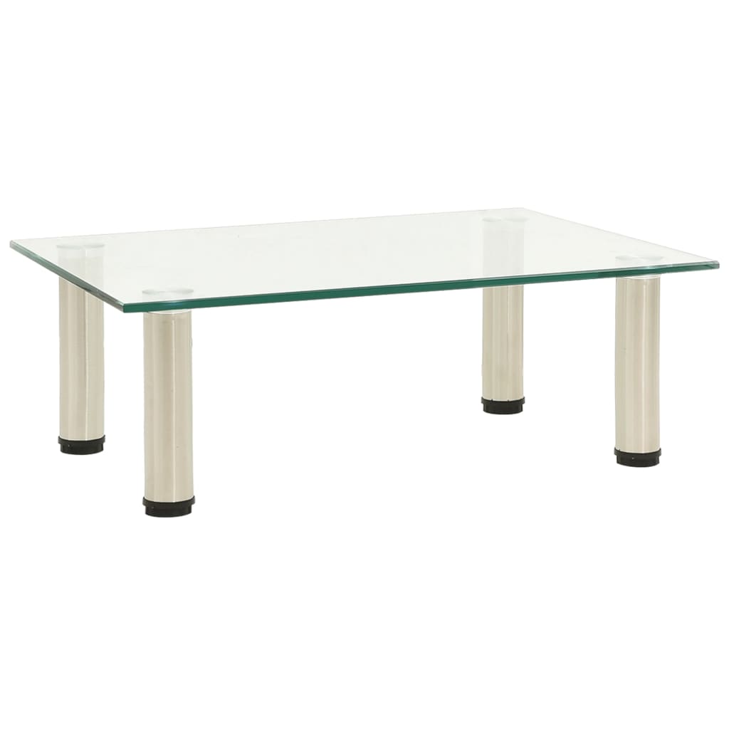 Soporte de TV 40 x 35 x 17 cm Vidrio Templado Transparente