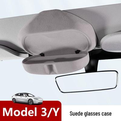 Úložný box na brýle ze semiše Tesla Model 3/Y
