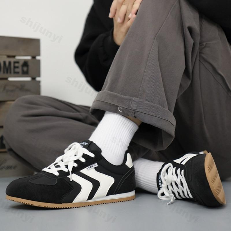 Fashion Fashion Trend Casual Sports Shoes for Men's 2025 New Spring Comofrtable Versatile Low Top Shoes Non Slip Color Blocked Sneakers